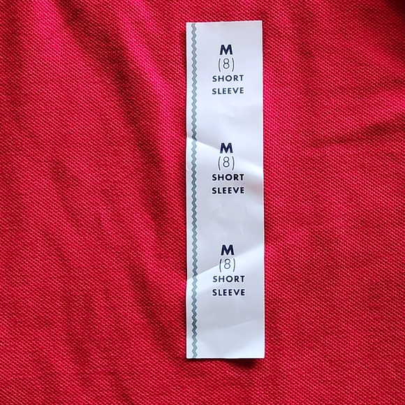 NWT Cat&Jack Girls Polo Shirt Size 8 Color Red - Picture 4 of 7